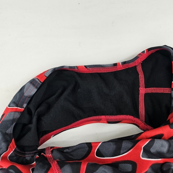 Speedo Endurance Red Black Racerback Competition swimsuit size 12/32 - Picture 6 of 11